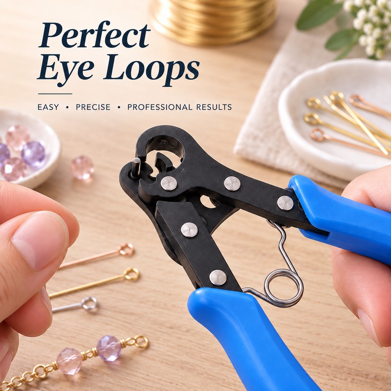 Wire Looping Pliers for Jewelry Making – Precise Round Eye