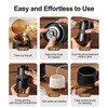 DUBSTAR Pill Crusher, Adjustable Fineness Pill Crusher Fine Powder, Ceramic