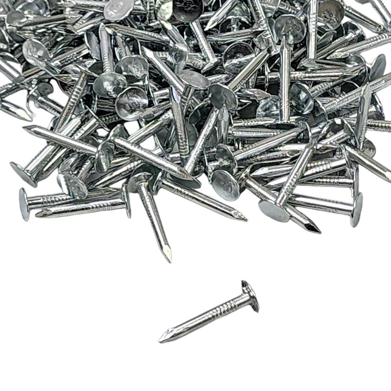 (500 Pack) 1 Inch - Galvanized Roofing Nails Professional Grade