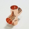 15mm Copper End Feed Equal Copper Cross 4 Way Plumbing