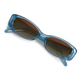 VANLINKER Trendy Small Polarized Rectangle Sunglasses for Women Men Retro 90s Shades Blue