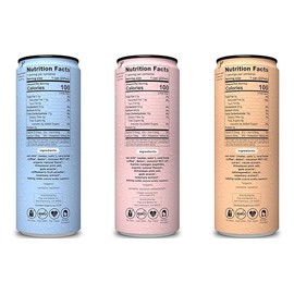 Pop & Bottle, Oat Milk Lattes - Cold Brew, Maca, Antioxidants, Ashwagandha, MCT Oil, Collagen, Organic, Diary Free, Gluten Free, Lightly Sweetened with Dates - Variety, 8 Fl Oz (6 Pack)