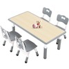 FUNLIO Kids Table and 4 Chairs Set for Ages 3-8,