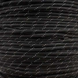 Paracord Planet Reflective 550lb Paracord – 7 Strand Type III Nylon Parachute Cord for Outdoor Visibility, Hiking & Crafting
