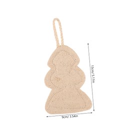Mikinona Tree Shaped Natural Loofah Sponge Scrubber Double Sided Bath Exfoliating Brush for Deep Cleaning and Massage Soft Fibers for Enhanced Circulation for Shower Bath