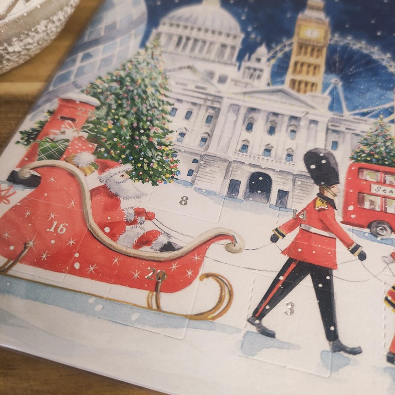 The Art File - Advent Card - London Sleigh Advent