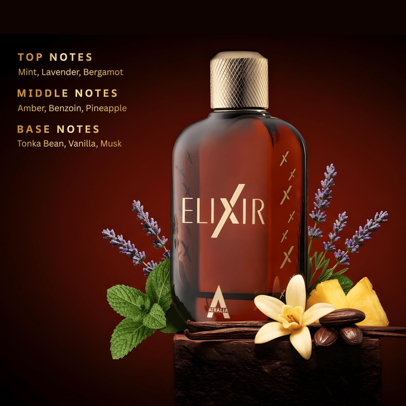Atralia Elixir Eau de Parfum 100ML | Fresh Amber Woody