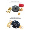 MOTOFLEX Battery Disconnect Switch 12V-48V Top Post Battery Quick Disconnect,