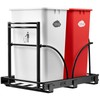 AMENER Dual Under Sink Trash Can Heavy Duty Pull Out