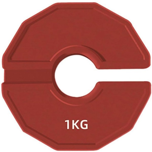 1PCS Gym Micro Plates Dumbbell Fractional Weight Plate, Rubber Barbell
