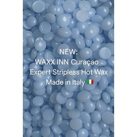 Waxx Inn -Curaçao Blue,Professional Stripless Hot Wax Beads, Made in Italy, 1000g Film Wax for Full Body Hair Removal