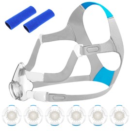 Upgraded Soft F20 Frame for Airfit F20/Airtouch F20 with Humidifiers for ResMed Humidx F20 | Including Frame Headgear& 6 pcs Humi DX F20 for Airmini, Great Value CPAP Supplies by Medihealer