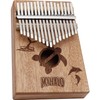 Mahalo M-KALIMBA MRI Carimba Thumb Piano, 17 Keys, Marine Design
