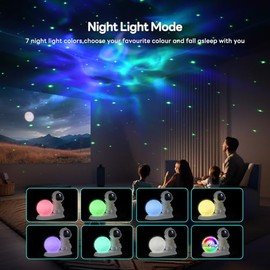 VUENICEE VUENICEE Astronaut Galaxy Projector, Nebula Projector, Astronaut Projector, Star Projector with Timer and Remote Control, USB Powered Spaceman Light Projector,for Children and Adults