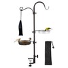 ERYTLLY Deck Hook Bird Feeder Pole Bird Feeder Porch Multi