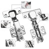 JVHLOV 6 Kitchen Cupboard Hinges, Soft Close Cabinet Hinges, 110