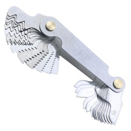 MY MIRONEY 60 Degree 30 Pcs America SAE Type Thread Pitch Gauge Stainless Steel Screw Pitch Measuring Tool