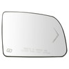 TRQ Side View Mirror Glass Assembly Turn Signal w/Backing Plate