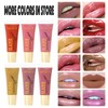 Pink Lip Gloss, Metallic Nude Lipgloss, Glitter Shimmer Tinted Lip