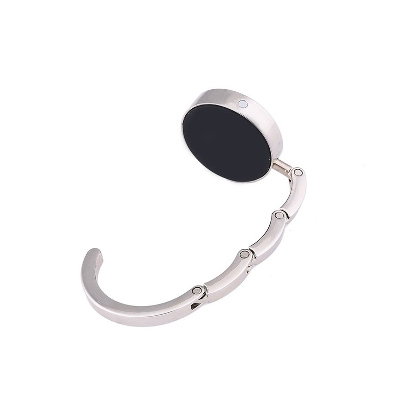 JISEN Portable Handbag Hanger Table Bar Purse Instant Swivel Top