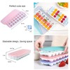 Silicone Ice Cube Tray with Lid - Mini Silicone Ice