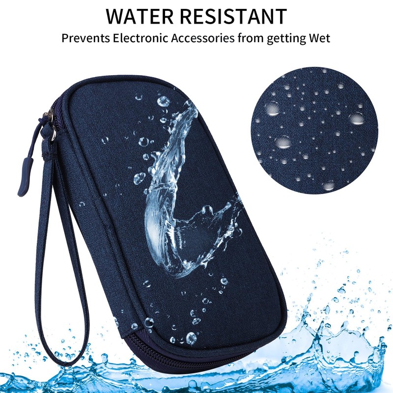 KINMINGZHU Travel Cable Organizer, Electronics Accessories Bag for Charger, Phone,