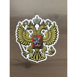RUSSIAN COAT OF ARMS BUMPER STICKER TOOLBOX HELMET STICKER DIE CUT LAPTOP DECAL
