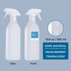 CLICK CLEAN Plastic Spray Bottles, 10 Free Labels Included, Pack