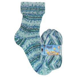 Opal 4-Ply Sock Yarn, Aquarell Collection (11535 - Ocean Fantasy)