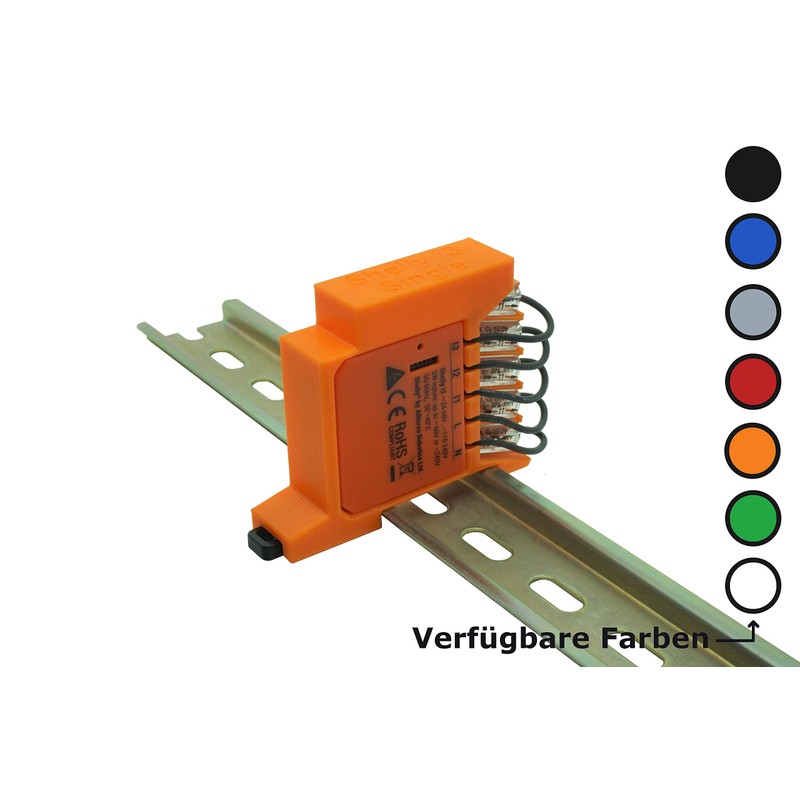 DIN Rail Mount / Adaptor Single for Shelly i3 DIN
