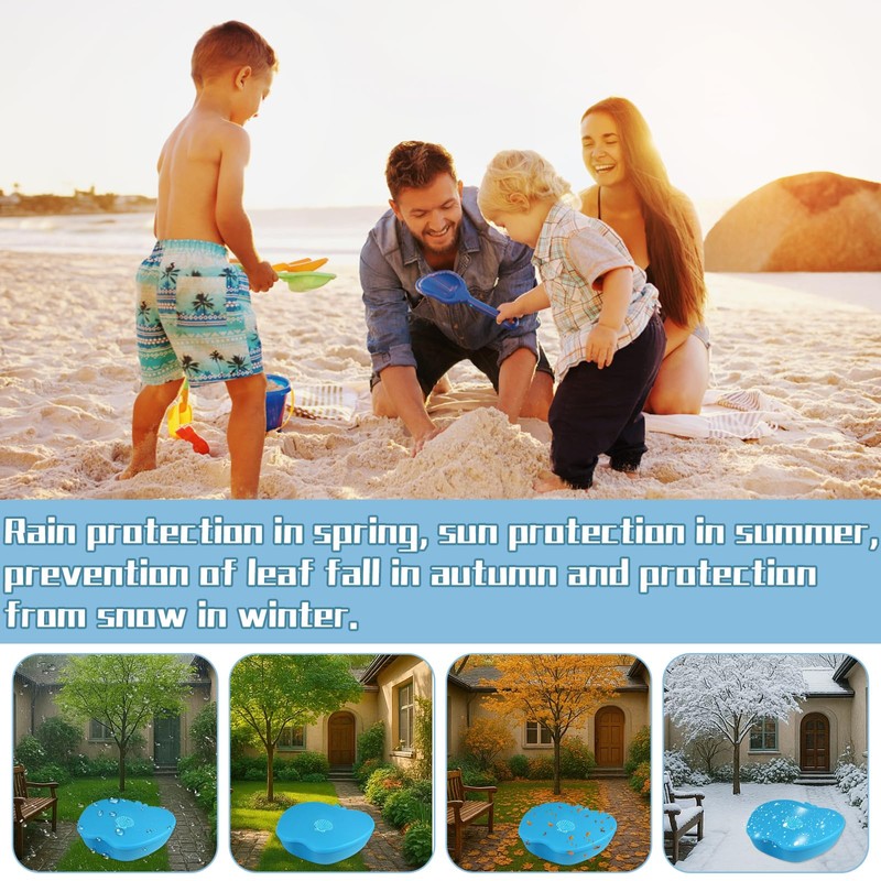 Sand Shell Cover, 100 x 15 cm Sandpit Cover, Waterproof