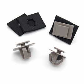 VVO Fasteners- Grey Plastic Front Wheel Arch Flare & Trim Moulding Clips for Hyundai i20, (Pack of 10)