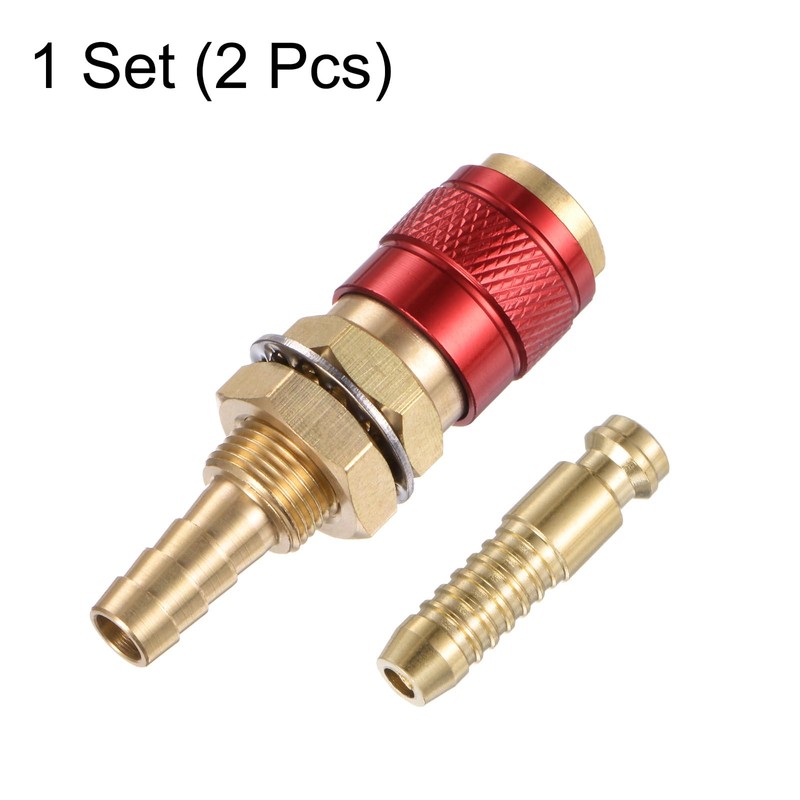 sourcing map 2pcs Gas & Water Quick Connector for Tube