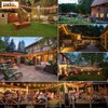 SUFEIMAS Outdoor String Lights LED 150FT with 45 Sockets 48pcs