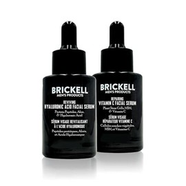 Brickell Men's Products Sérum Antiedad Diario Para Hombre Brickell, De Día Y De Noche, Totalmente Natural Y Orgánico, Sin Perfume.