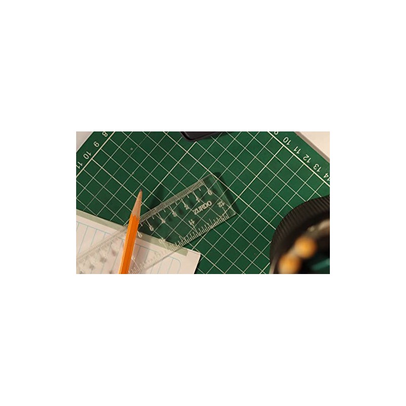 Regla de acrilico para zurdos de 30 cm 12 pulgadas