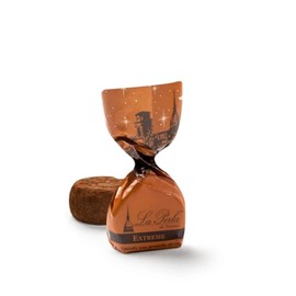 La Perla di Torino Tartufo Extreme Dark Truffle with Cocoa Nibs Pack of 10 (170 g)