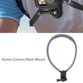 Generic Action Camera Neck Mount, Neck Mount Necklace Holder Lanyard Strap, POV/Vlog Camera Holder for Selfie Video Recording Accessories
