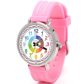 Kiddus Learning Watch for Children, Boys and Girls, Analogue Children's First Watch, 5 Years and Up, Hour and Minute Labelled