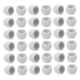 CORHAD 50pcs Miniature Flower Pots for Dollhouse Crafts Small Succulent Planters with Realistic Details Compact and Space Saving Tiny Pots for Office Desk and Home Garden Decor