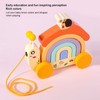 Beech Wooden Baby Pull Along Toy WalkALong Snails Toddler for