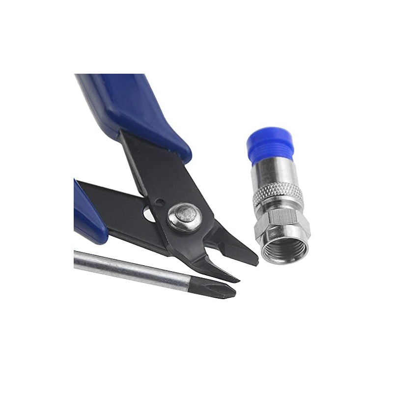BGTXINGI 14pcs Coaxial Cable Compression Crimping Tool RG59 RG6 Coaxial