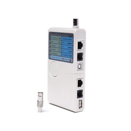 THE CIMPLE CO Universal Network Cable Tester Tool - BNC, RJ45, RJ11, USB 4-in-1 Wire Multi-Tester