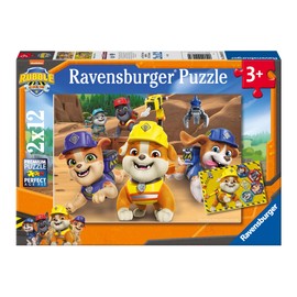 Ravensburger 12004167 Children's Puzzle, 12004167 Rubble & Crew Puzzle for Children from 3 Years, with 2 x 12 Pieces