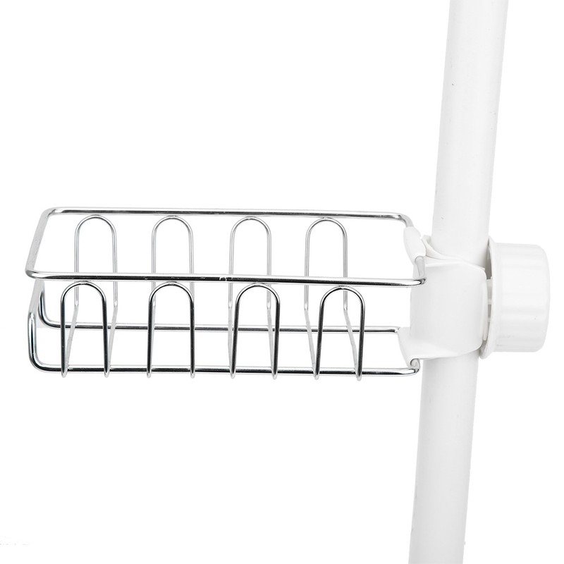 2Pcs Faucet Storage Rack Stainless Steel Sink Caddy Organizer Soap