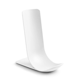 Blim Plus Spoon Rest Vertical Stand White Matt (Arctic) Made of 100% Recyclable Plastic, Non-Toxic, Dishwasher Safe, for Ladle and Cutlery in Various Sizes, Non-Slip and Space Saving