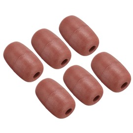 PATIKIL 4.33" x 2.76" Rope Float Buoy, 6 Pcs 270g Deep Water Floats Rope Float Buoy Great for Trail Markers Dock Floats Kayak Boats Swimming Pool, Red