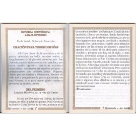St Anthony Prayer Book. Compendio De Oraciones a San Antonio de Padua Novena