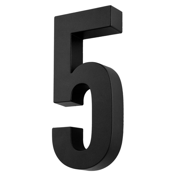 Iluminpro 8 Inch House Numbers, Aluminum Modern House Numbers for