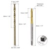 sourcing map Metric Tap & Drill Bit Set, 2pcs M2.5